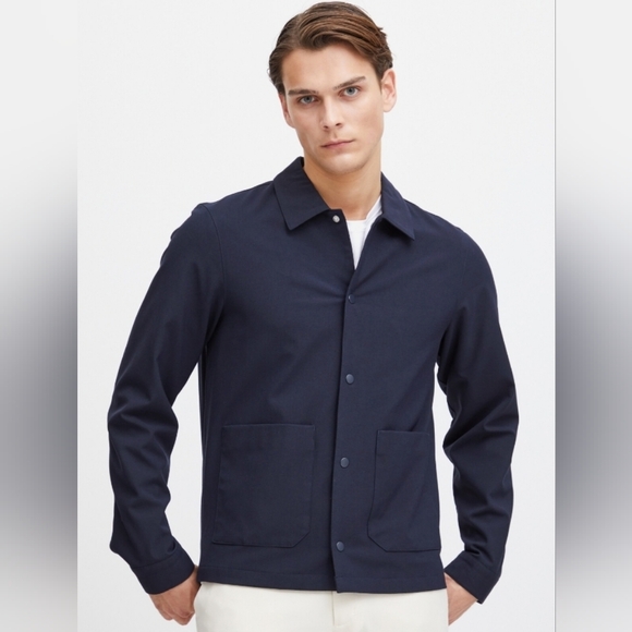 CASUAL FRIDAY | Joshua 2-way stretch snap button jacket - Picture 4 of 6